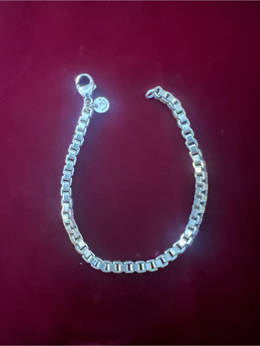 Tiffany Venetian Link Sterling Silver Bracelet